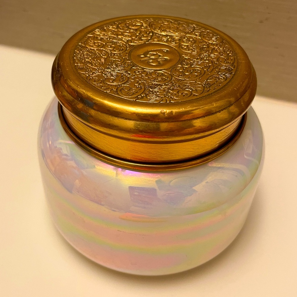 COPY - Beautiful Capri Blue Volcano Candle — Like New